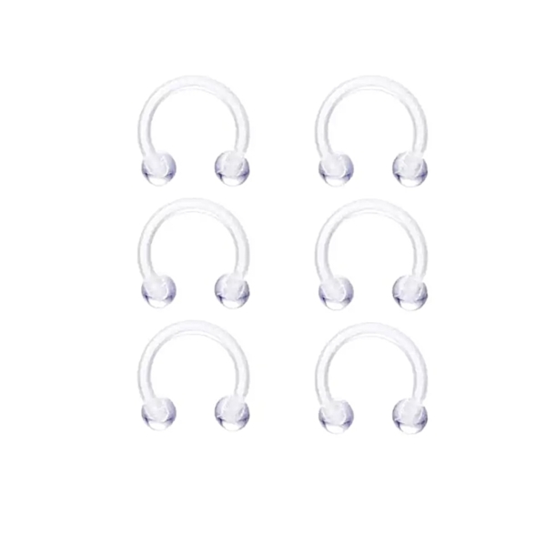 Piercing polkruh - bioplast